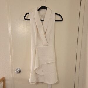 Ted Baker Cream Asymmetrical Dress